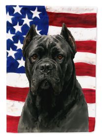 Black Cane Corso American Flag Garden Flag Mailbox Flag Decorative Yard Flag Banner Outside Patio Artwork Yard Flower Beds, Garden Size, Multicol