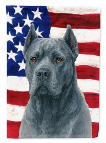 Blue Cane Corso American Flag Garden Flag Mailbox Flag Decorative Yard Flag Banner Outside Patio Artwork Yard Flower Beds, Garden Size, Multicolo