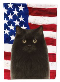 Persian Black Cat American Garden Flag Mailbox Flag Decorative Yard Flag Banner Outside Patio Artwork Yard Flower Beds, Garden Size, Multicolor