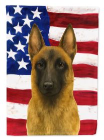 Belgian Malinois American Flag Garden Flag Mailbox Flag Decorative Yard Flag Banner Outside Patio Artwork Yard Flower Beds, Garden Size, Multicol