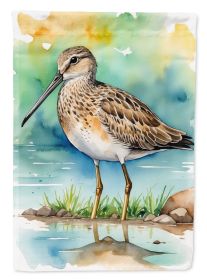 Long-billed Dowitcher Bird Garden Flag Mailbox Flag Decorative Yard Flag Banner Outside Patio Artwork Yard Flower Beds, Garden Size, Multicolor